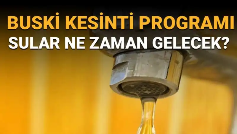 Bursa Nilüfer'de Su Kesintisi Ne Zaman Sona Erecek? BUSKİ Duyurdu!
