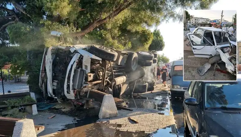 Freni Patlayan Kamyon Trafik Işığında Kaos Yarattı: Detaylar Şok Etti!