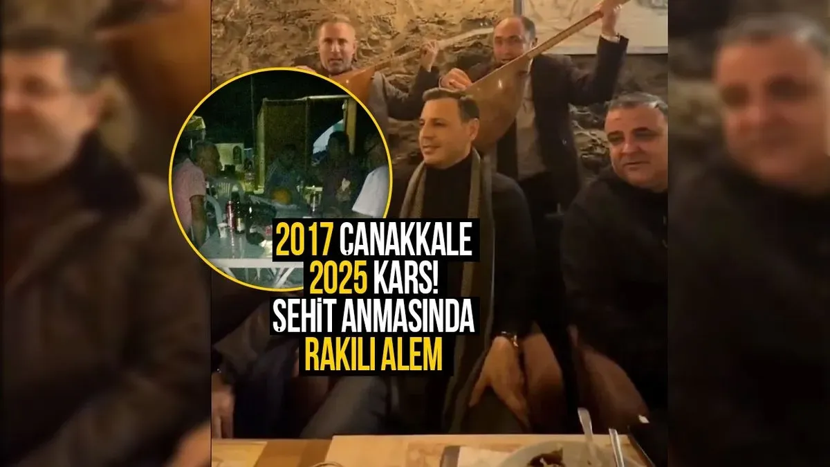 CHP’nin Şehit Anmasında Rakı Sofrası ve İçkili Zil Zurna Eğlencesi Tepki Çekti