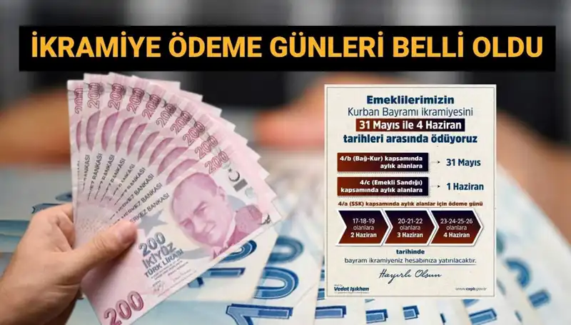 Emekli Bayram İkramiyeleri Hesaplara Ne Zaman Geçiyor? Detaylar Açıklandı!