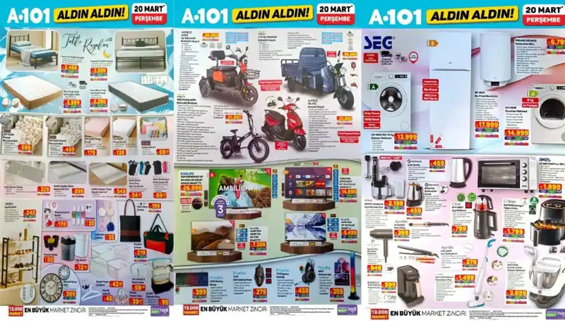 Yeni A101 Aktüel Kataloğu: Airfryer'dan Yatak Setine Her Şey Burada!