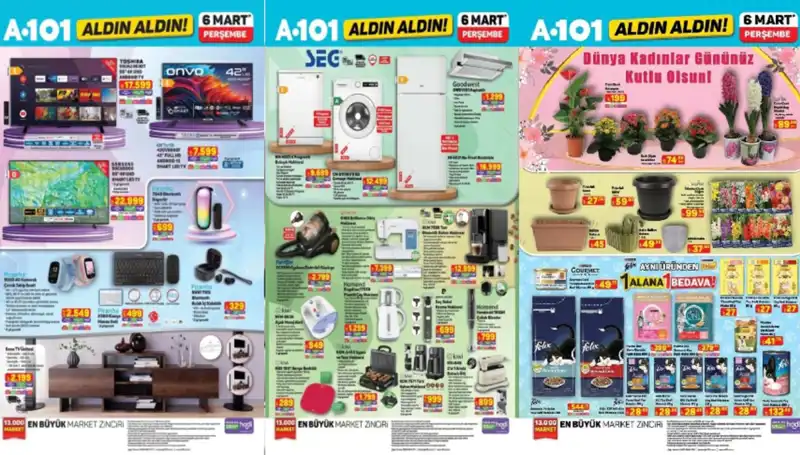 A101 6 Mart Aktüel Ürünler: Elektrikli Süpürge ve Daha Fazlası Rafta!