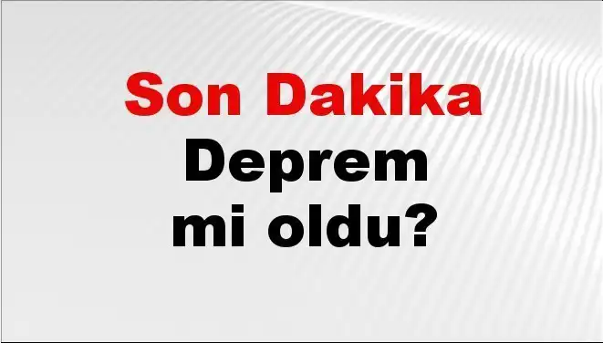 Kütahya'da Son Dakika Deprem: Sarsıntının Ayrıntıları Açıklandı!
